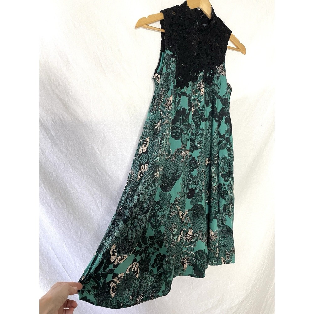 Maeve Anthropologie Dress Womens Extra Small XS Lace Neckline - Picture 2 of 15